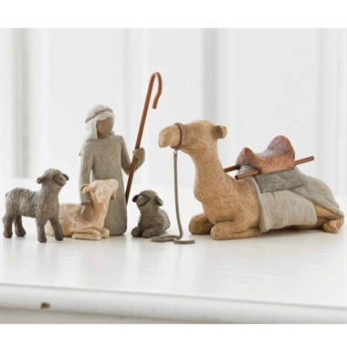 Willow Tree Shepherd & Stable Animals